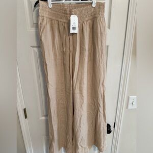 Wonderly Light Tan Linen Chinos